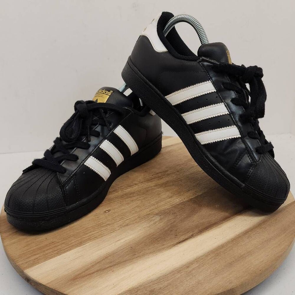 Adidas Superstar ADV Shoes Mens Size 7 Black White - Picture 8 of 12